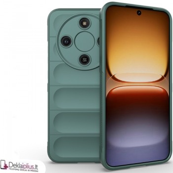 Magic Shield guminis dėklas - žalias (Huawei Honor Magic 8 Lite)